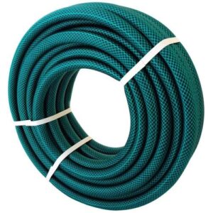 HOSE PIPE BRAIDED GREEN 1/2