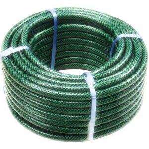 HOSE PIPE BRAIDED GREEN 3/4