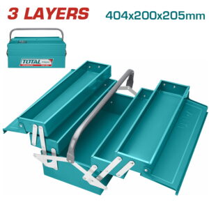 TOTAL METAL 3 LAYER TOOL BOX BIG