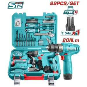 TOTAL TOOL SET 89 PCS