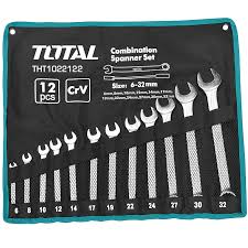 TOTAL RING SPANNER 12PC SET 6-32MM